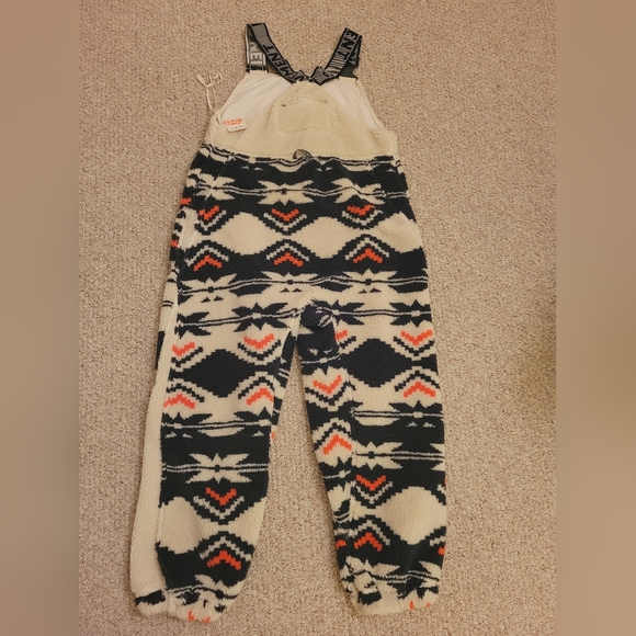 Free People Movement Hit The Slopes Fleece Overalls. Ice Jumpsuit - Picture 6 of 8